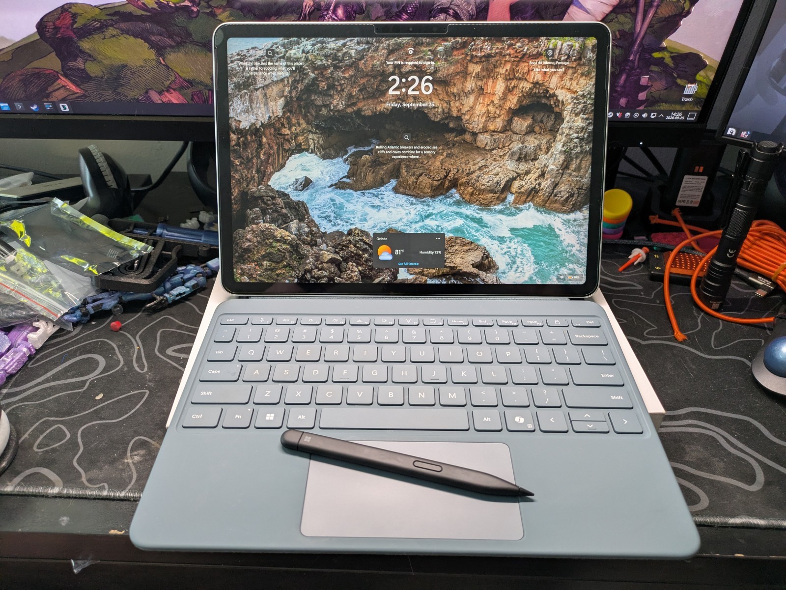 Microsoft Surface Pro PC 12in Snapdragon x Plus, 16GB RAM, 256GB SSD BUNDLE