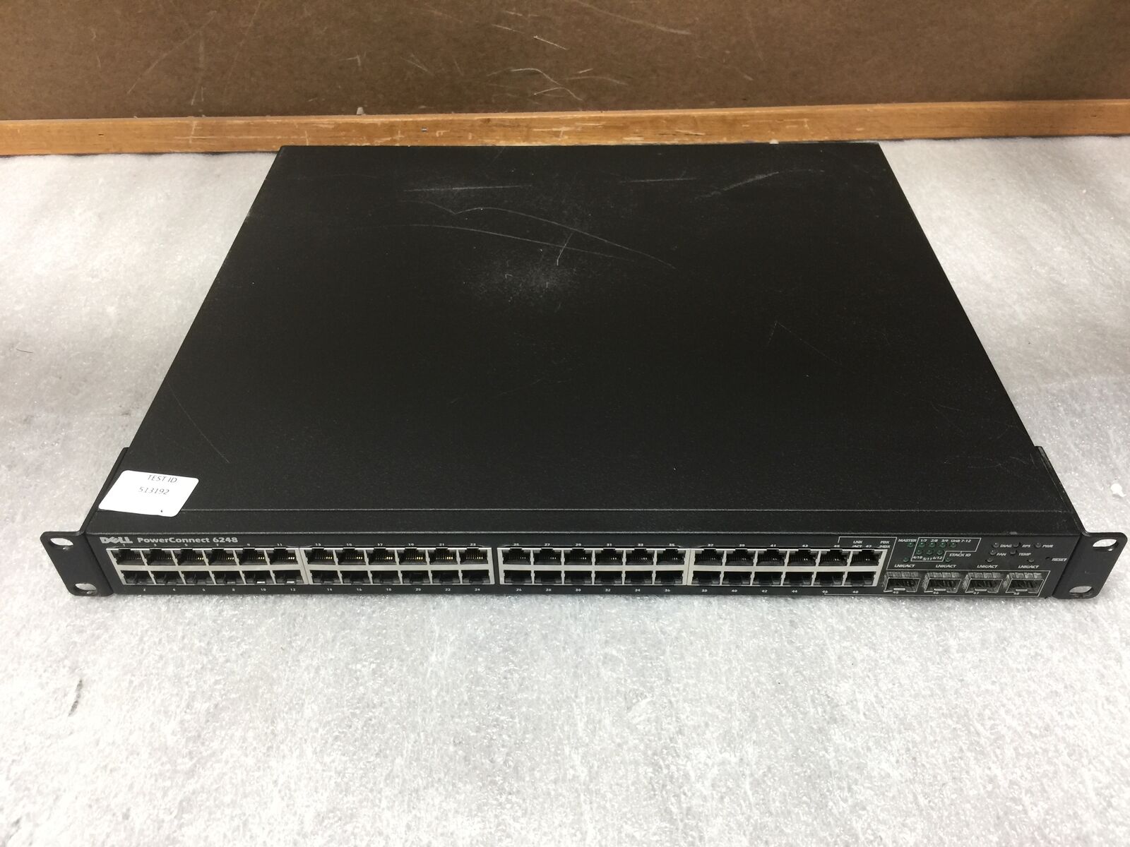 Dell PowerConnect 6248 48-port Gigabit Ethernet Layer 3 Switch, Tested/Reset