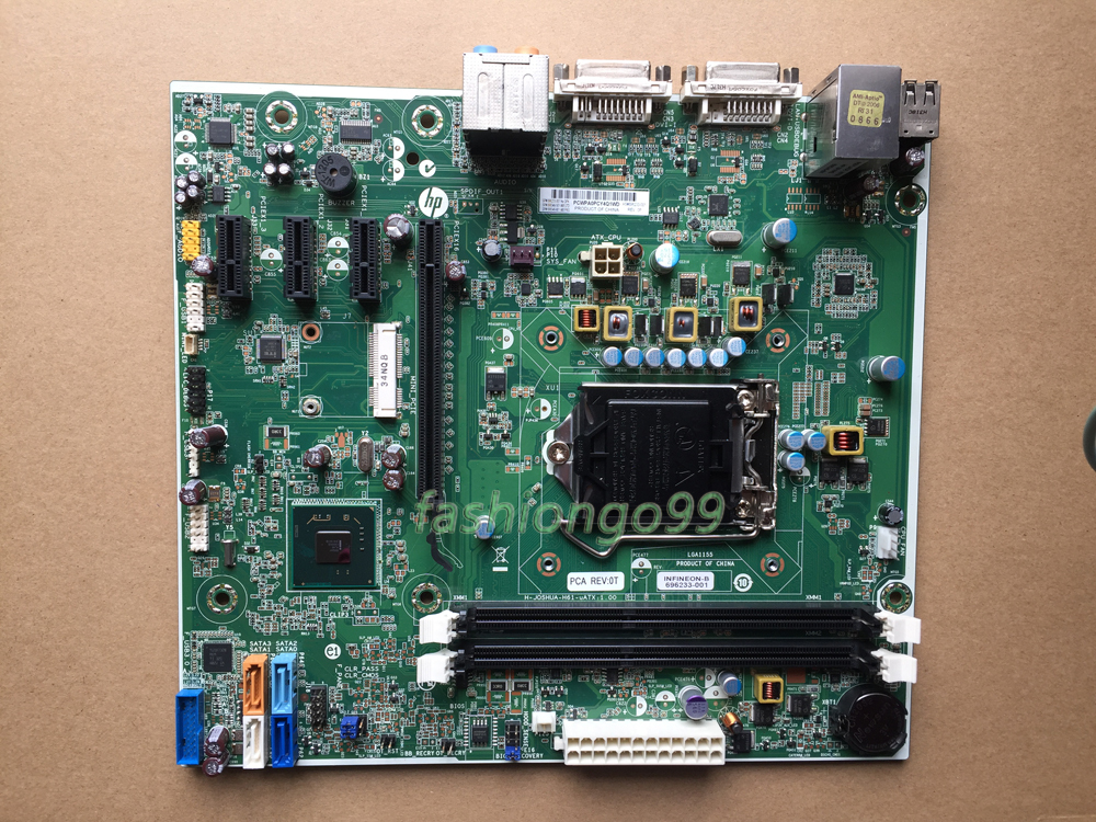 For HP H-Joshua-H61-uATX Desktop Motherboard 696233-001 s1155 H61 System Board