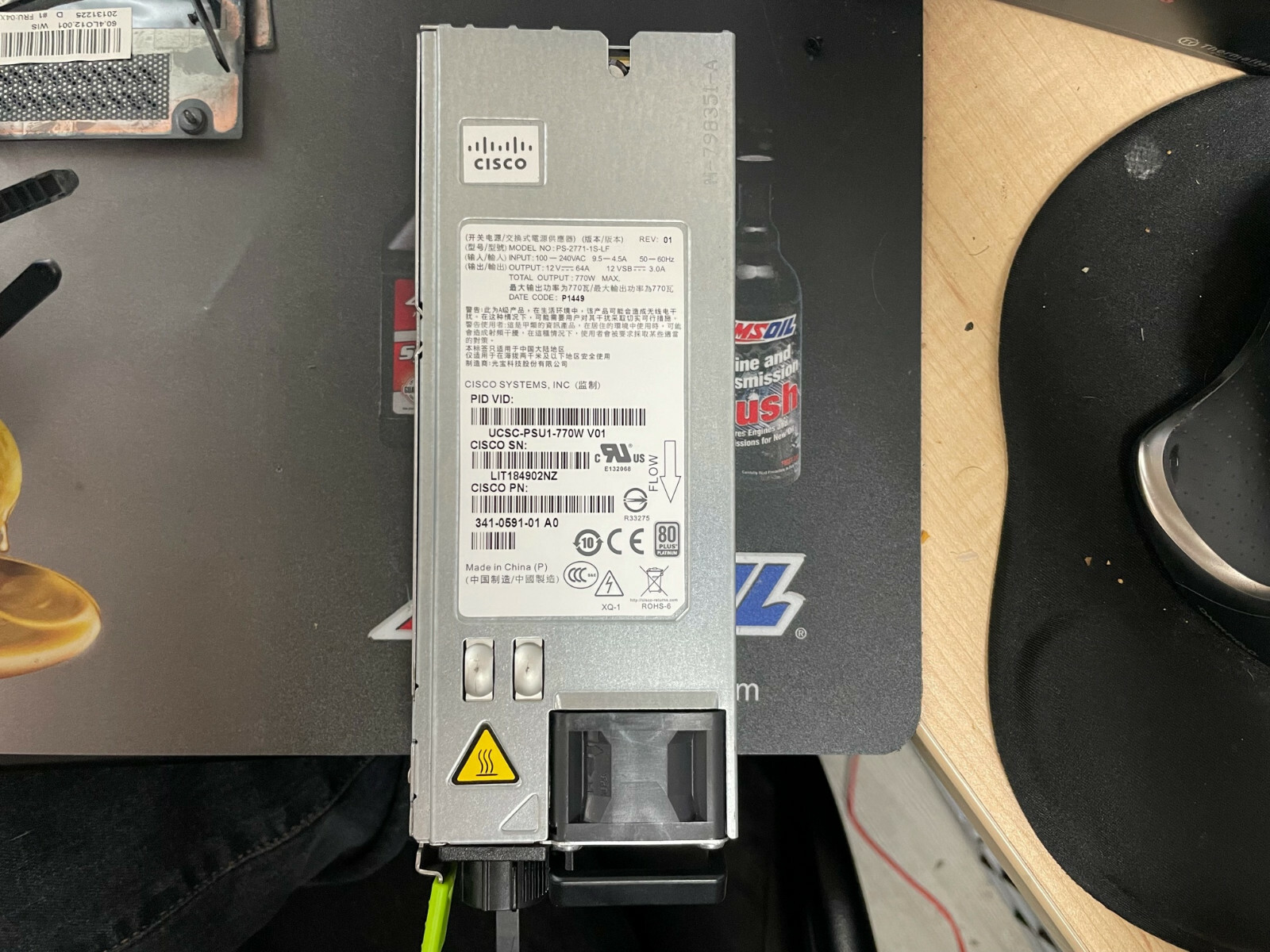 Genuine Cisco 770 Watt AC Power Supply UCSC-PSU1-770W 