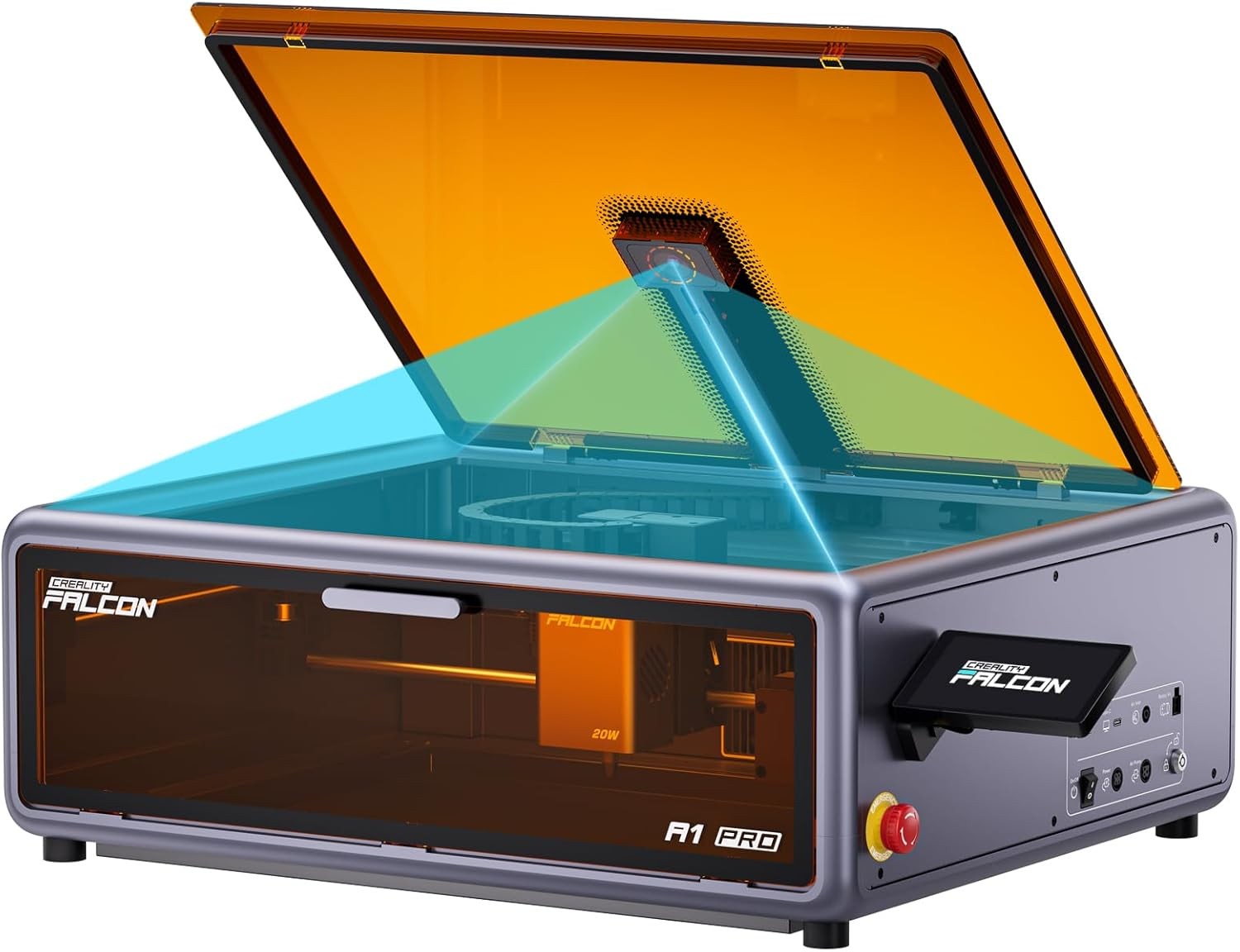 Creality Falcon A1 Pro 20W Enclosed Engraver HD Smart Camera