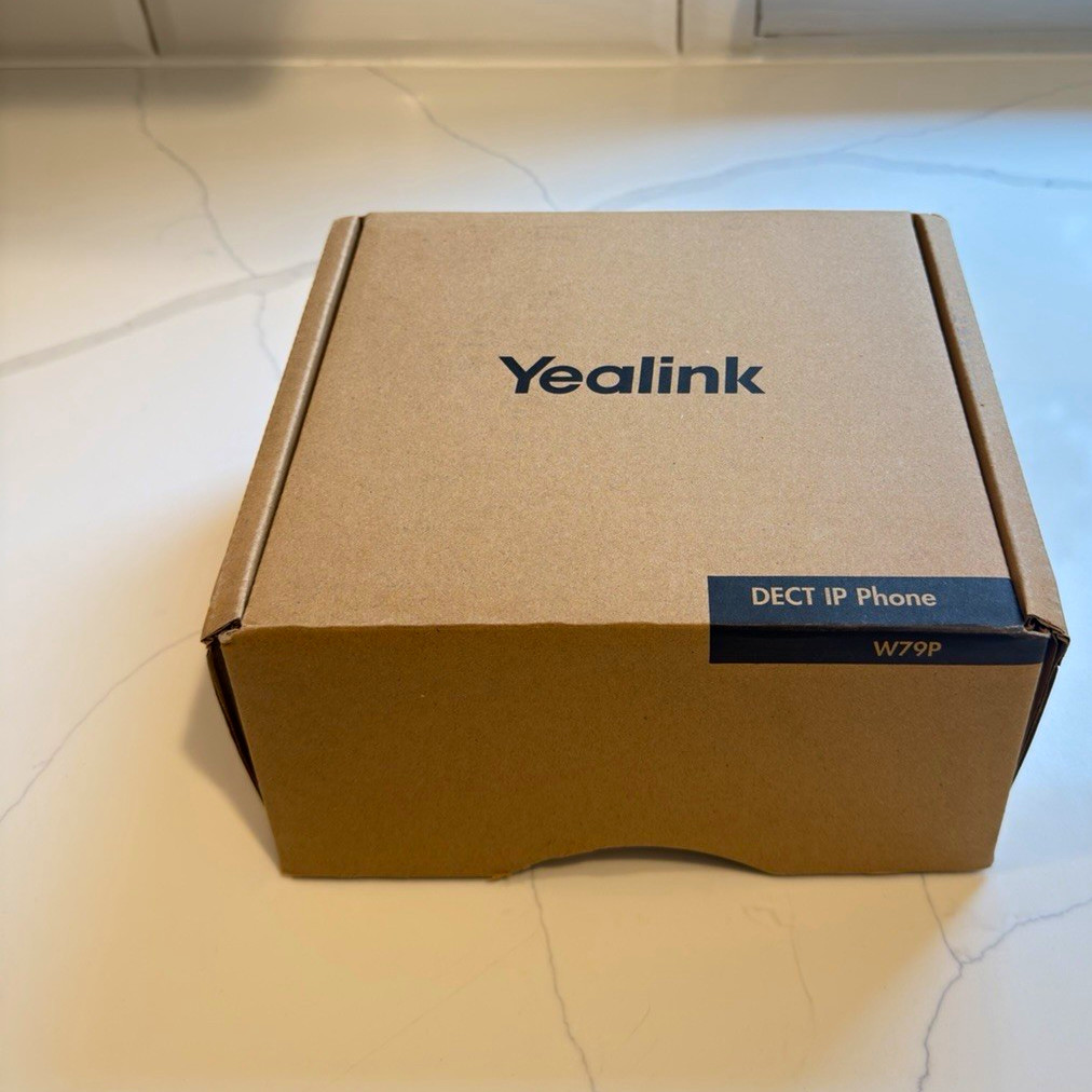 Yealink W79P DECT IP Phone Kit w/ W59R Handset, W70B Base, Black