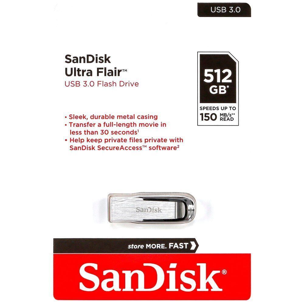SDCZ73-512G Sandisk Ultra Flair USB3.0 512G