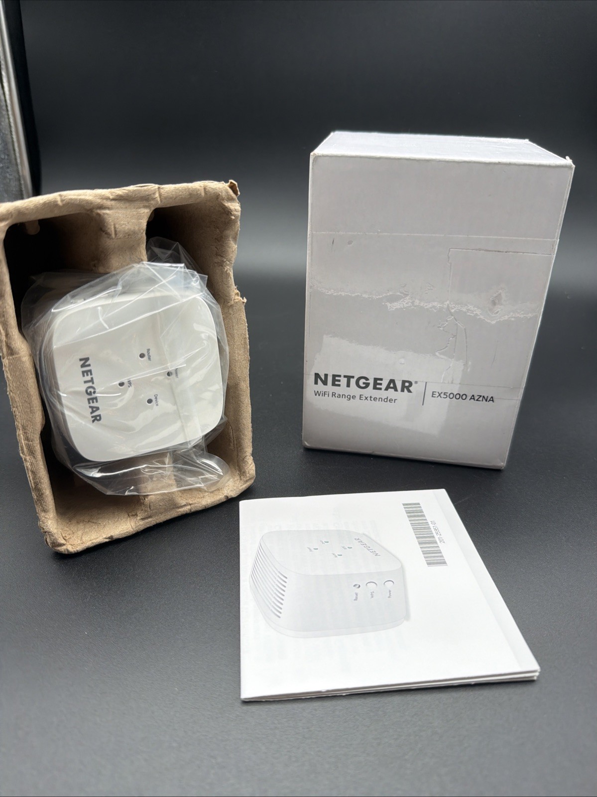NETGEAR EX5000 AZNA WiFi Range Extender AC1200 Dual Band Wireless Open Box