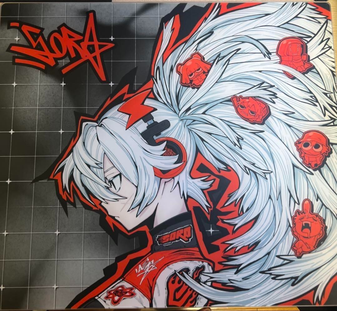 WALLHACK Gaming Gear SP-004 Drift Sora Limited Edition Glass Mouse Design Pad