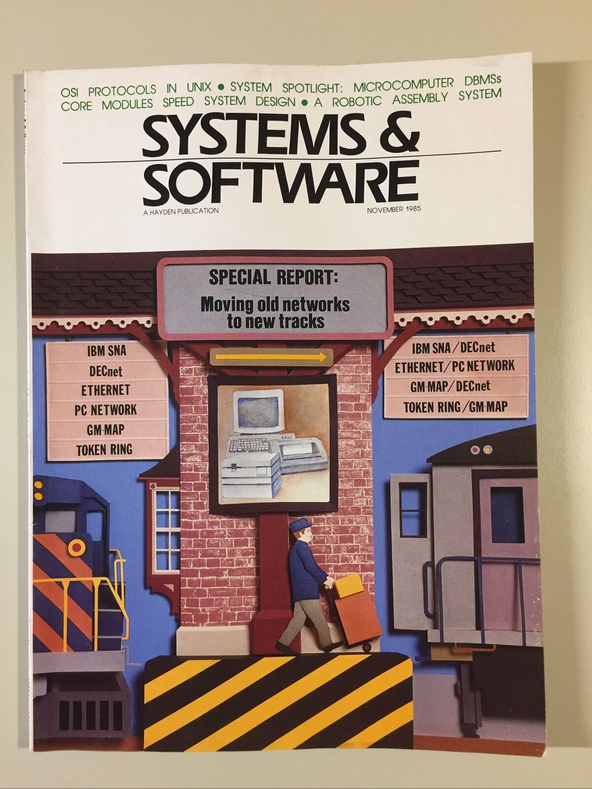Vintage 1985 NOVEMBER SYSTEMS & SOFTWARE Hayden Publications VHTF