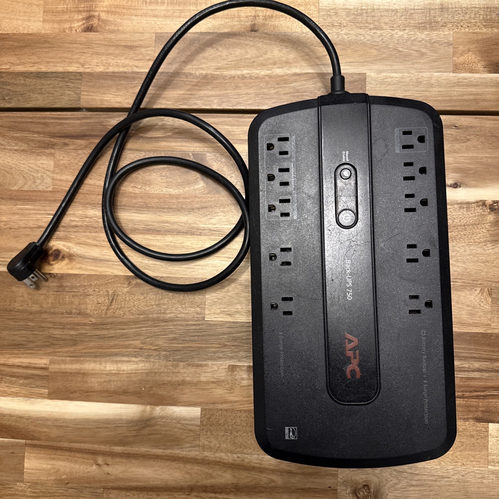 APC Back-UPS ES 750 BE750G 10-Outlet Battery Back Up Surge Protector Tested