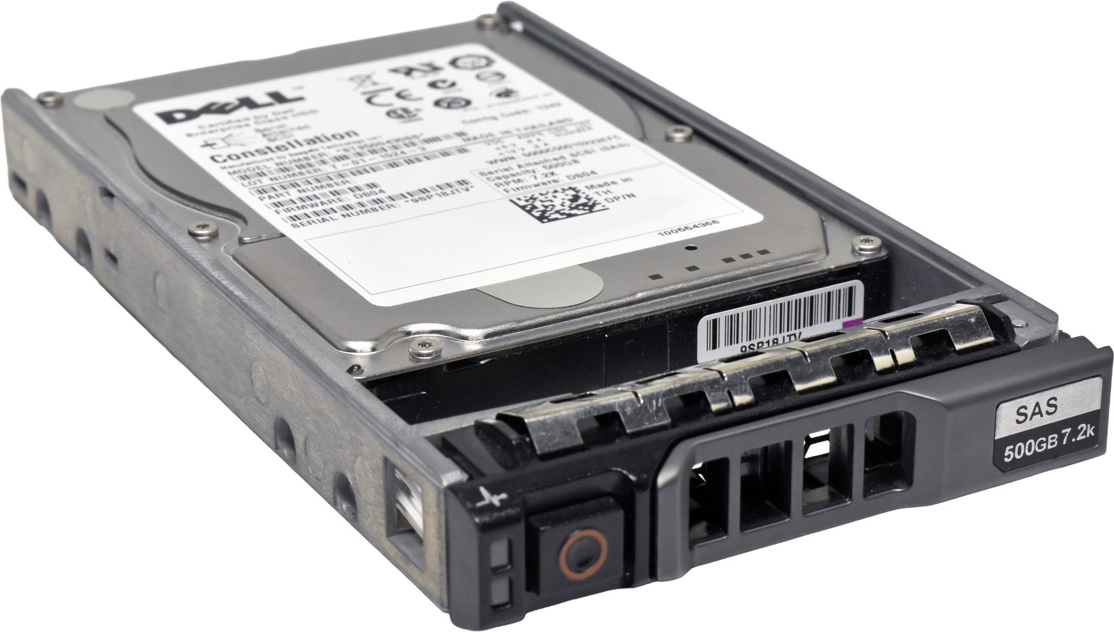 Seagate 500GB 2.5" 7.2K 6G SAS HDD ST9500430SS +Caddy 0G176J for R720 R730