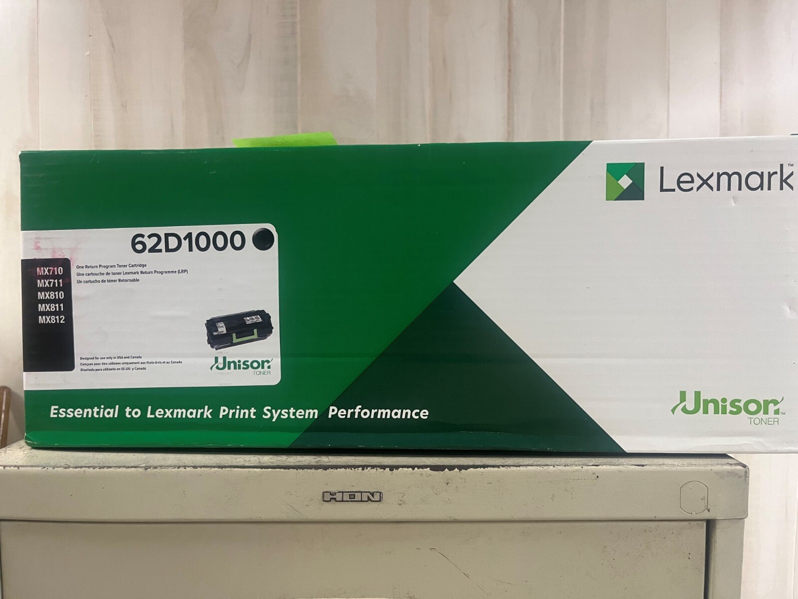 Lexmark 62D1000 Black Toner For MX710 Genuine New OEM Sealed Box