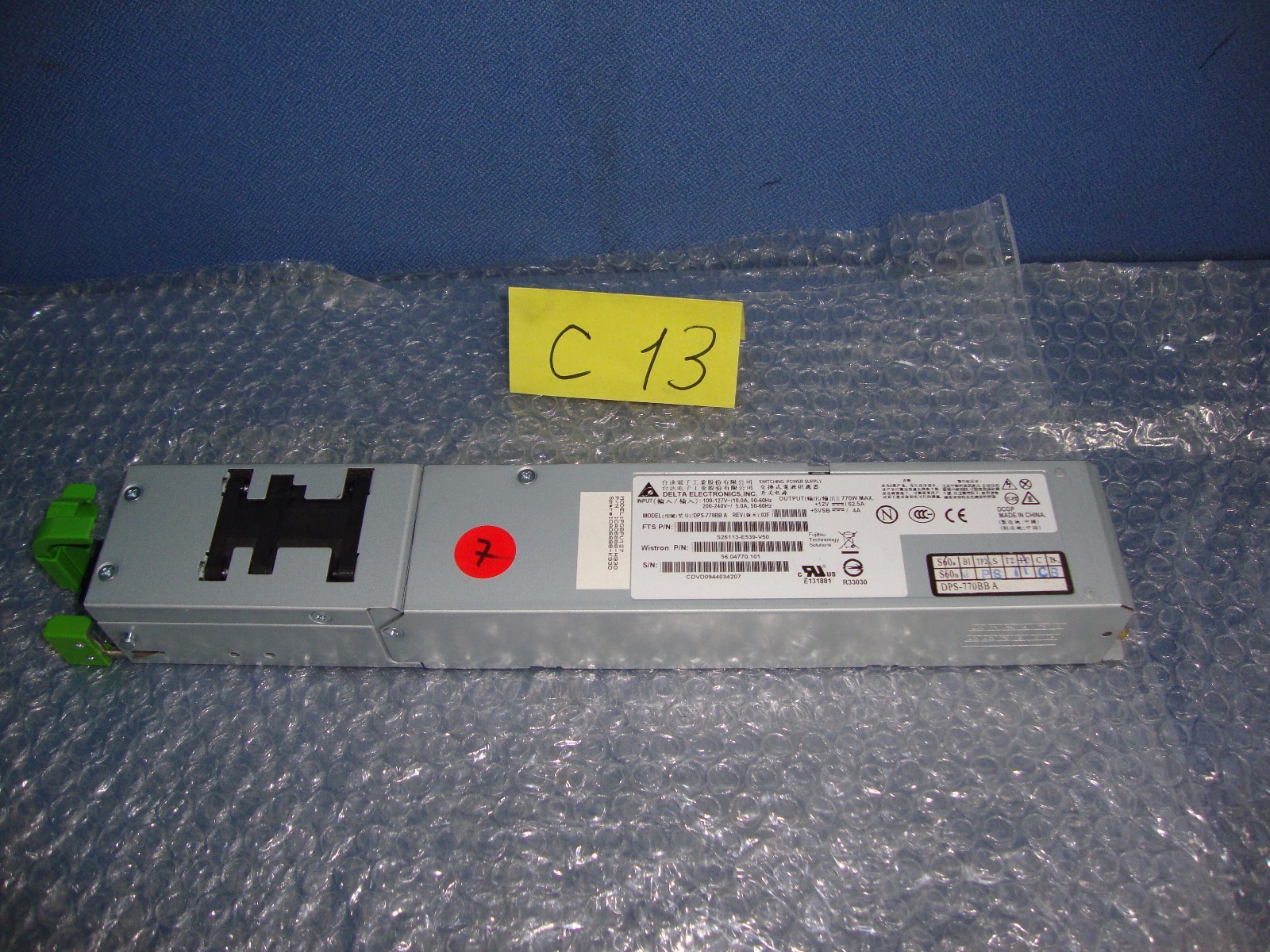 DELTA ELECTRONICS 770W DPS-770BB A S26113-E539-V50 POWER SUPPLY 