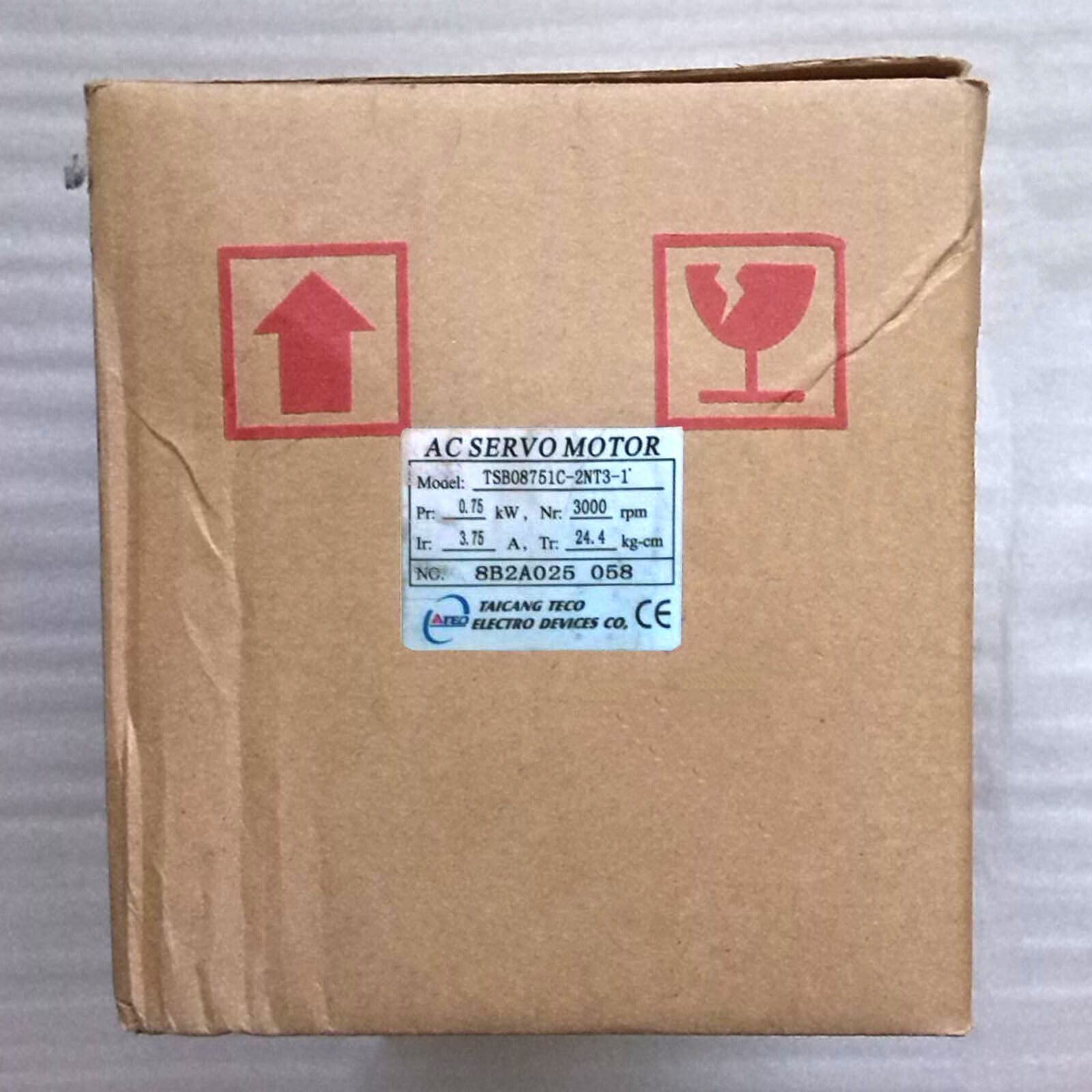 NEW 1PC For TECO TSB08751C-2NT3-1 AC SERVO MOTOR In Box  DHL/FedEx