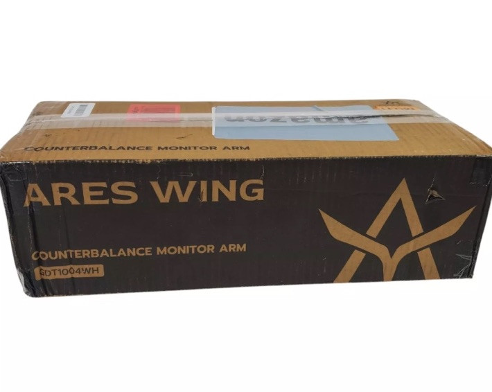 Ares Wing Heavy Duty Counterbalance Computer Monitor Arm GDT1004WH White