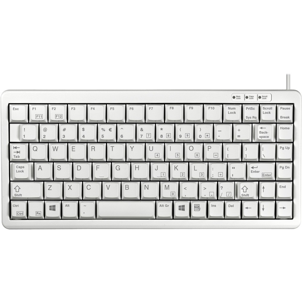 Cherry G84-4100Lcaus-0 G84-4100 Lt Gray Wrd Keyb 83 Keyusb And Ps/2 Connector