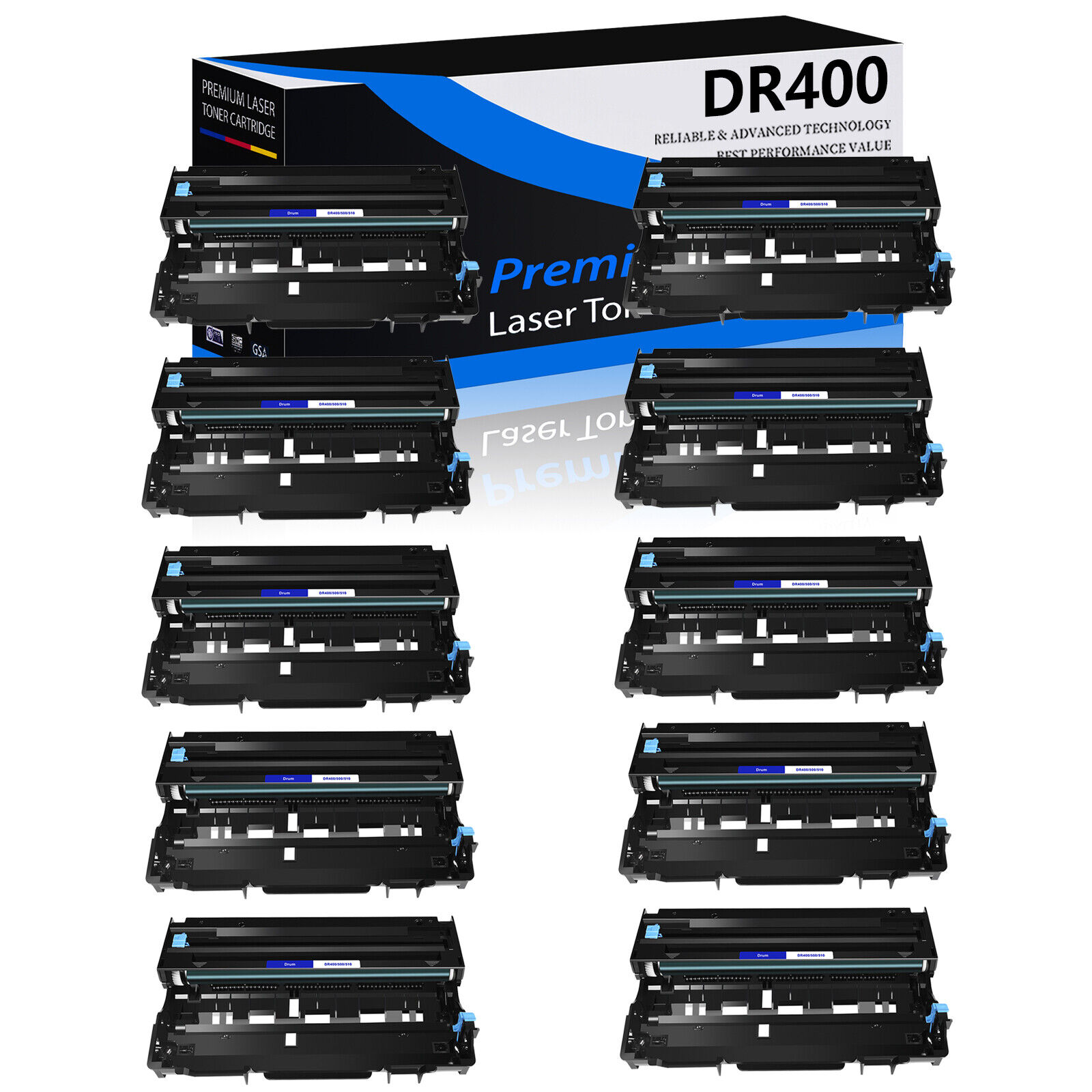 10PK DR400/500/510 Drum Unit  for Brother HL-1435 HL-1440 1450 1470n 5140 5150