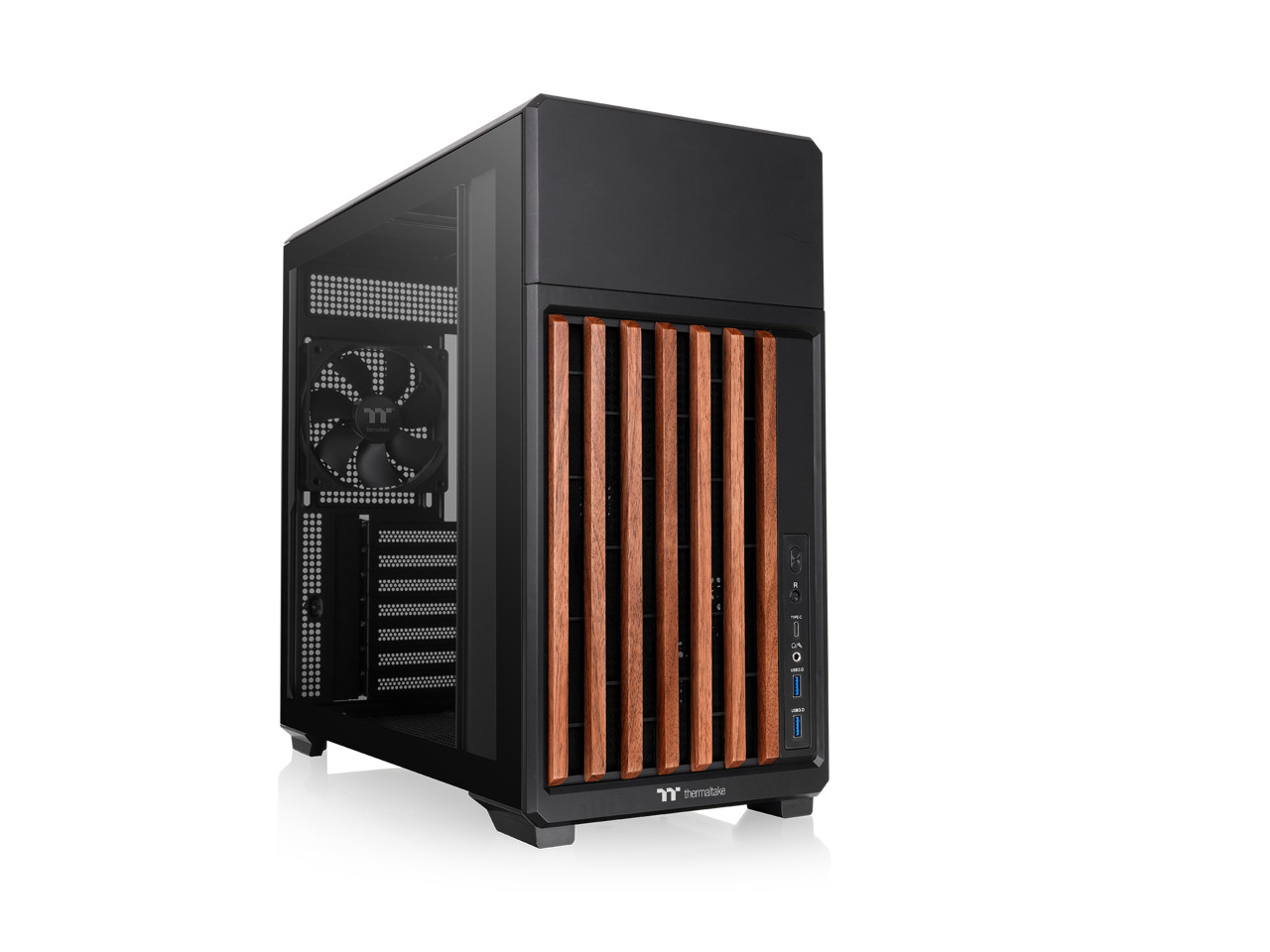 Thermaltake TR300 WS; Wood Trim; Mid Tower; 1x120mm PWM Fan Included;