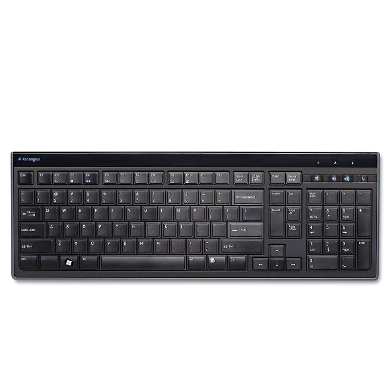 Kensington Slim Type Wired Keyboard K72357Usablack