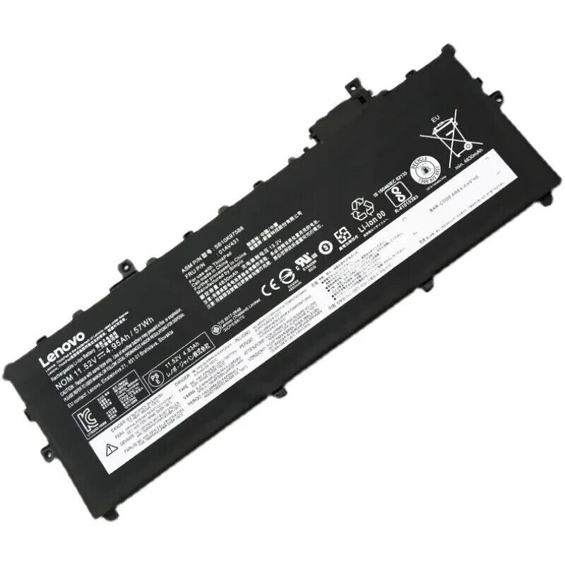 Genuine 57WH 01AV430 01AV494 Battery for Lenovo ThinkPad X1 Carbon 5th 6th US