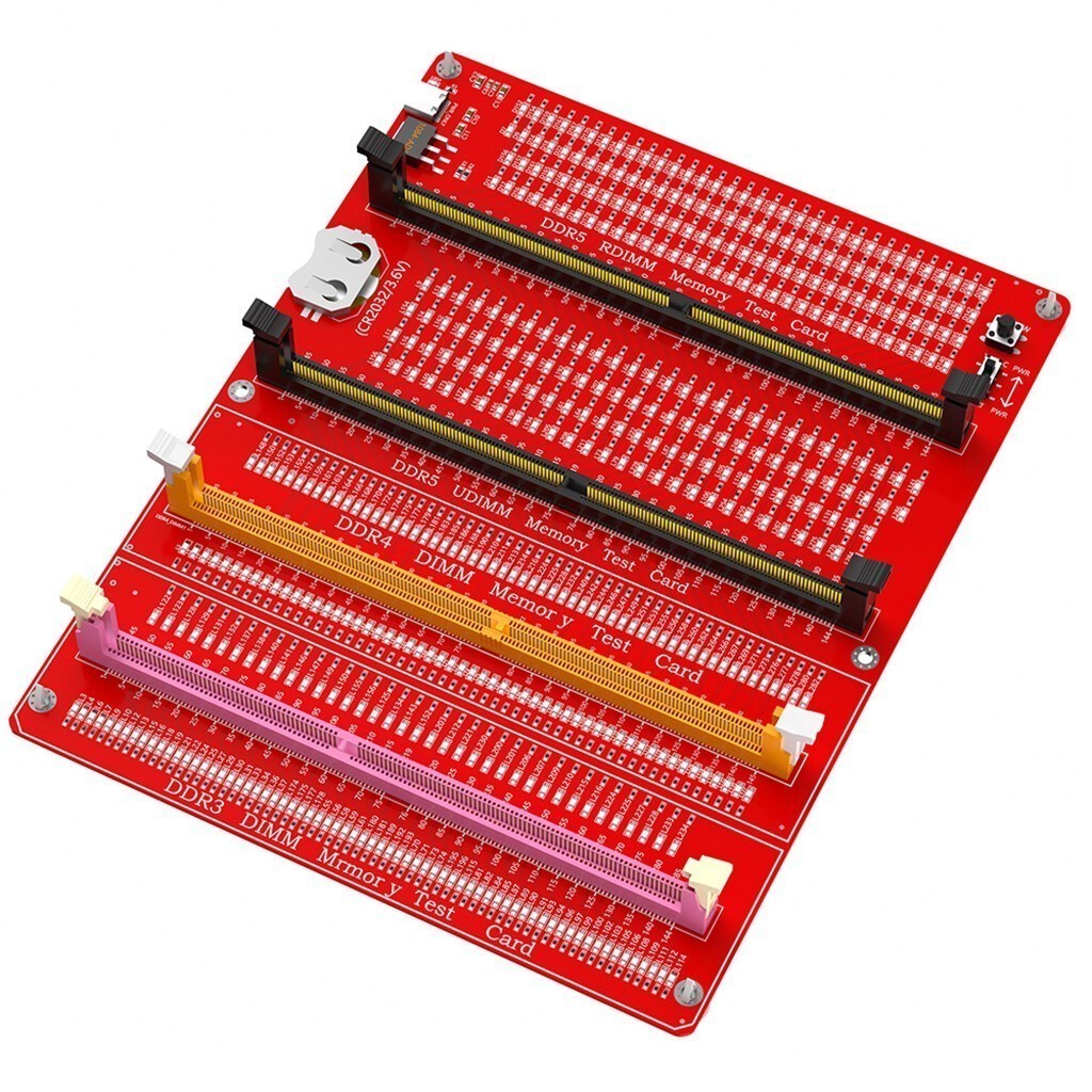 New 3in1 Combo DDR3/4/5 RDIMM/UDIMM Memory Tester Card Desktop Computer DDR3/4/5