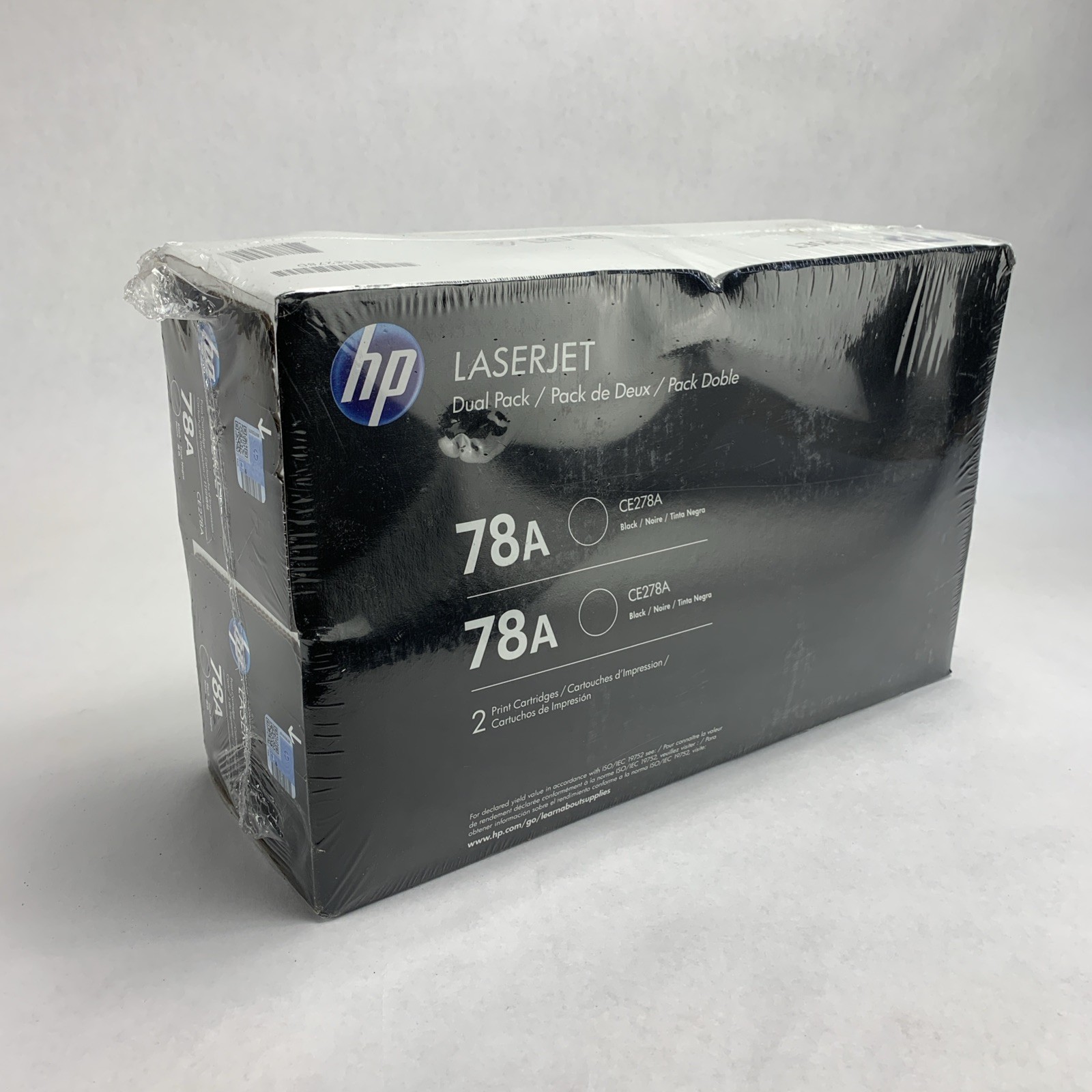 HP LaserJet 78A CE278A  Black Toner Cartridges for Laserjet Pro P1566 - Two pack