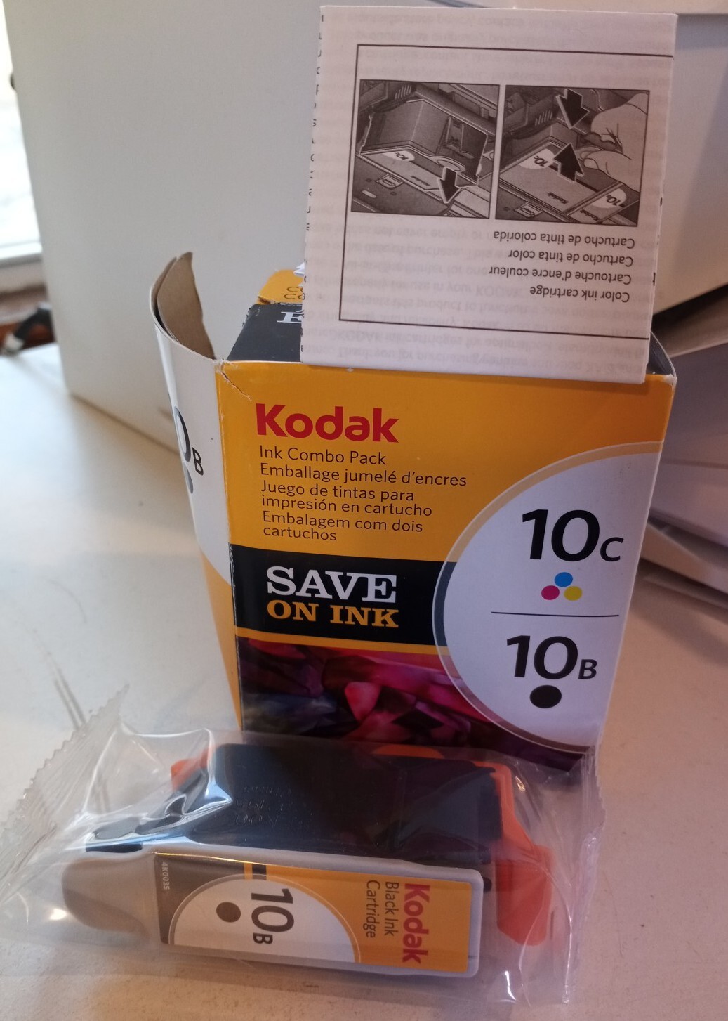 Kodak 10B Black Ink Cartridge - Open Box