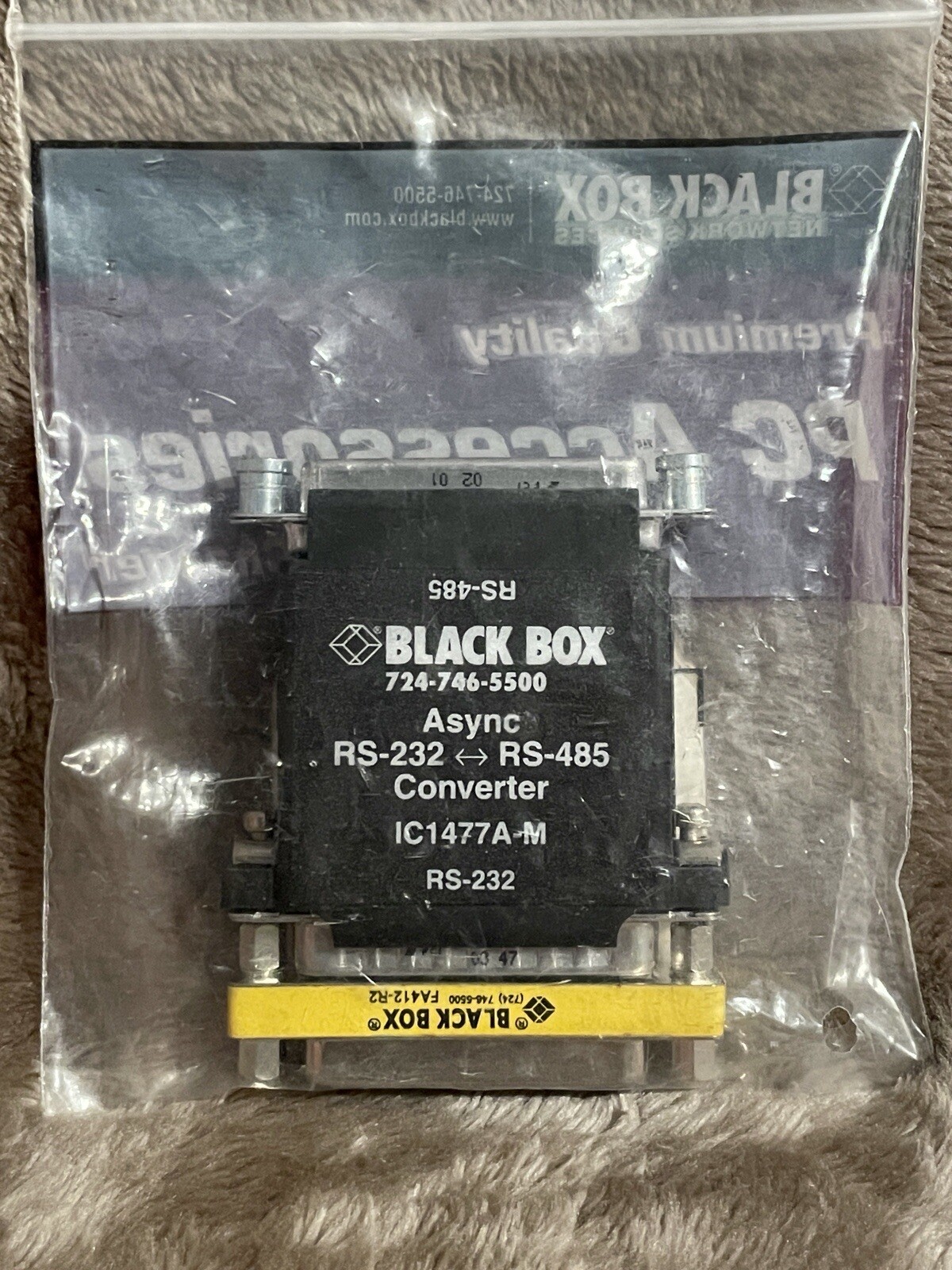 IC1477A-M-US Black Box ASYNC 232/485 DB25M/DB25F Converter DISCONTINUED