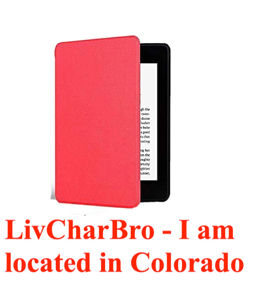 Kindle Paperwhite 10th Gen Protective Case Red Cover Sleeve