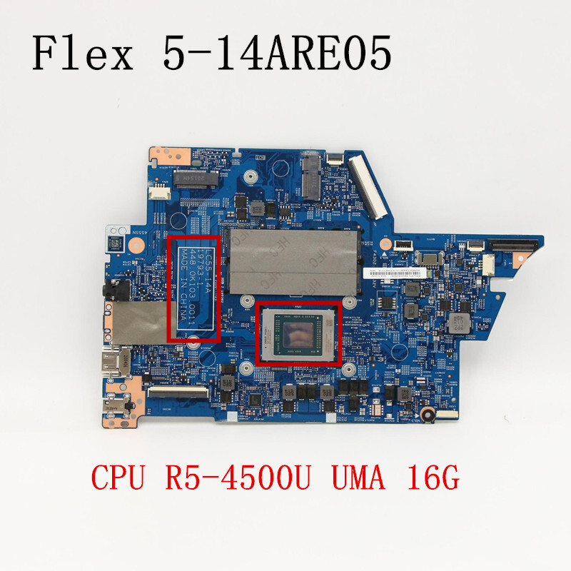 19793-1 For Lenovo Flex 5-14ARE05 Motherboard CPU R5-4500 RAM 16G FRU 5B20S44391