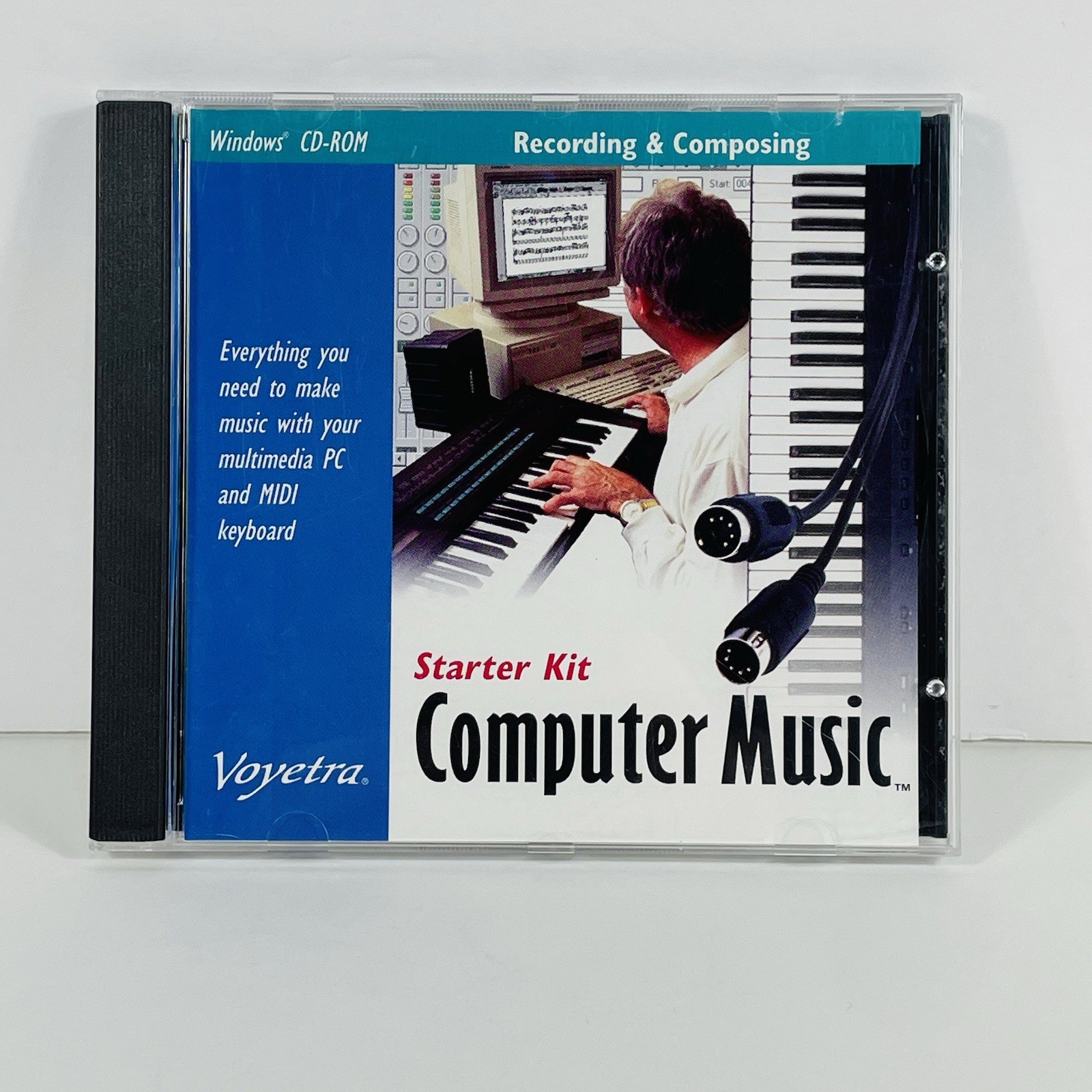 Voyetra Computer Music Starter Kit PC CD-ROM Windows 3.1 95 NO CABLE