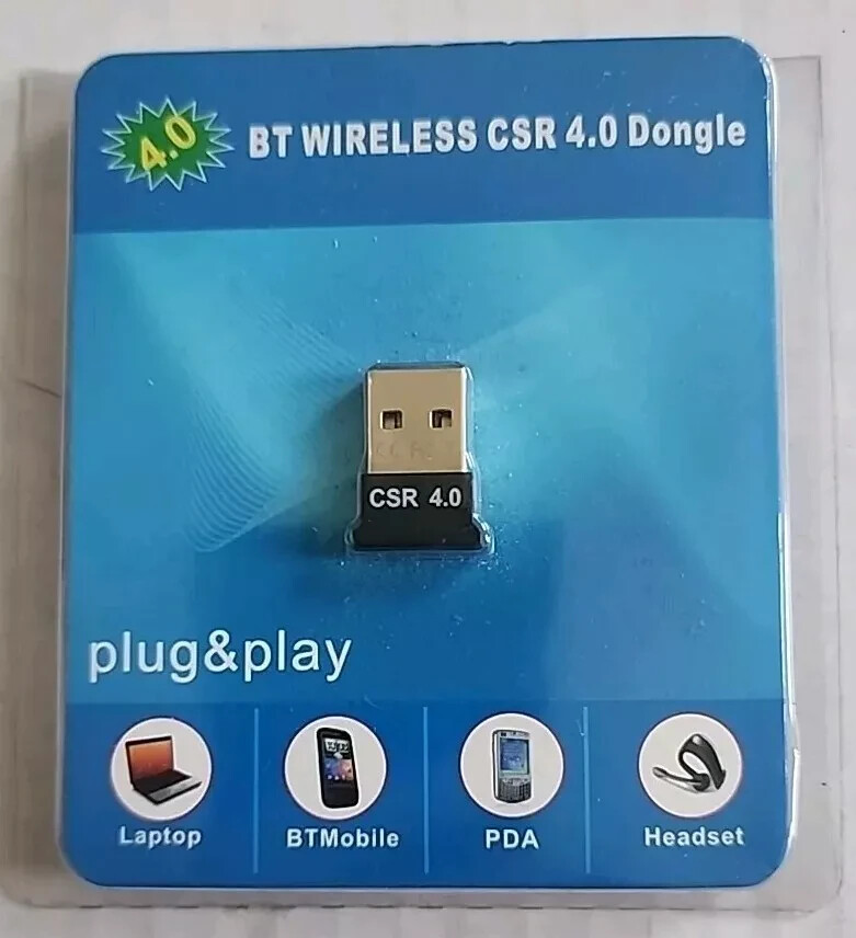 USB Bluetooth Adapter High Speed Wireless for PC Laptop Desktop CSR 4.0 Dongle 
