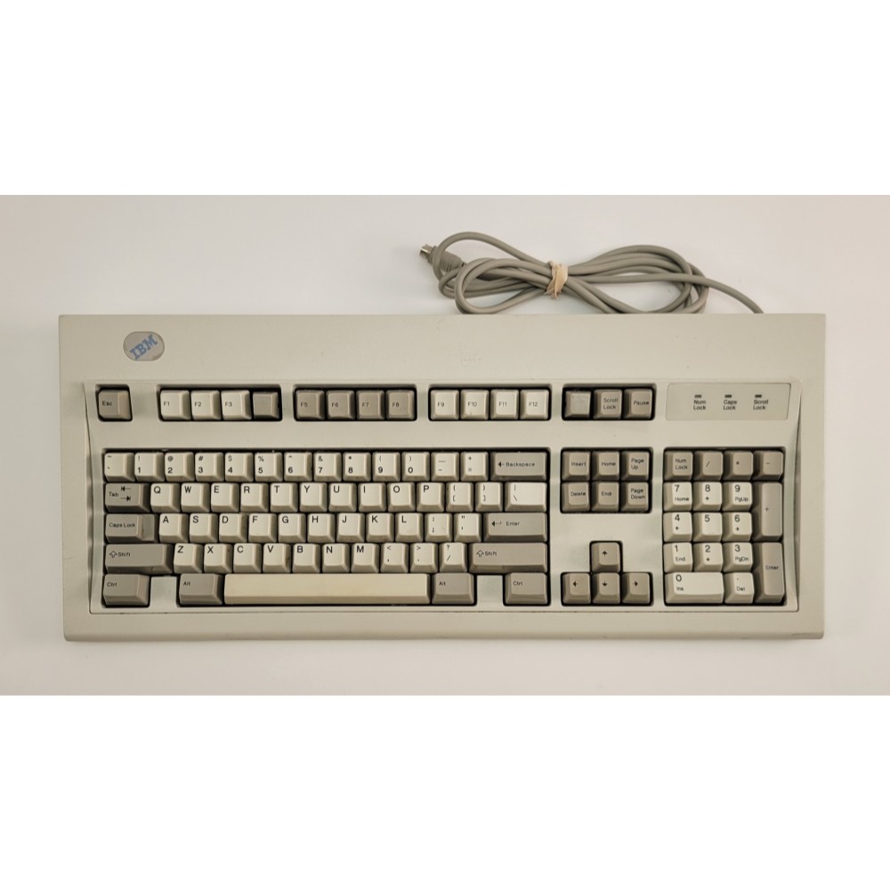 Vintage IBM Model M Keyboard P/N 42H1292 Mechanical Keyboard - Tested, See notes