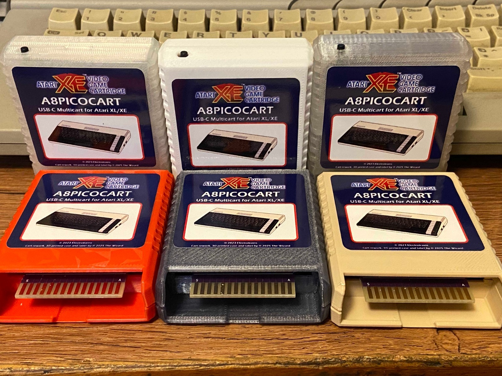 A8PicoCart Premium Flashcart Gold ENIG 2" PCB for Atari 8-Bit XL XE Computer OS