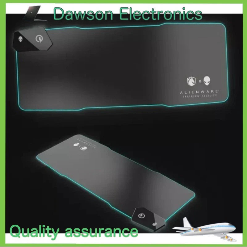 NewAlienware 15W Qi Wireless Charging RGB Gaming Computer Keyboard Pad Mouse Mat