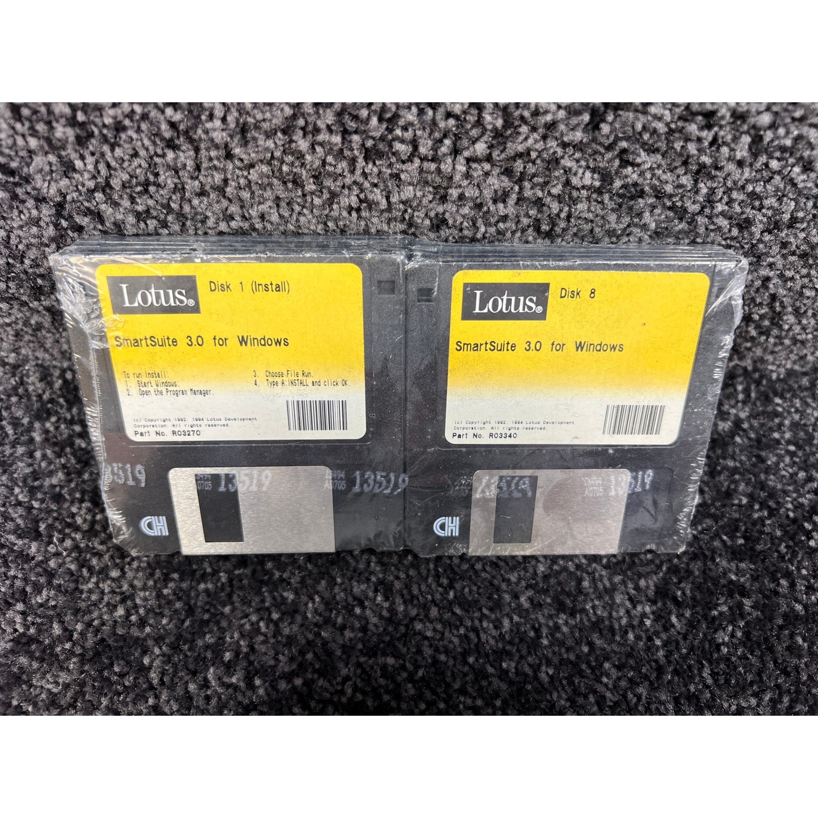 Lotus SmartSuite 3.0 for Windows Vintage Floppy Disk Set SEALED NOS