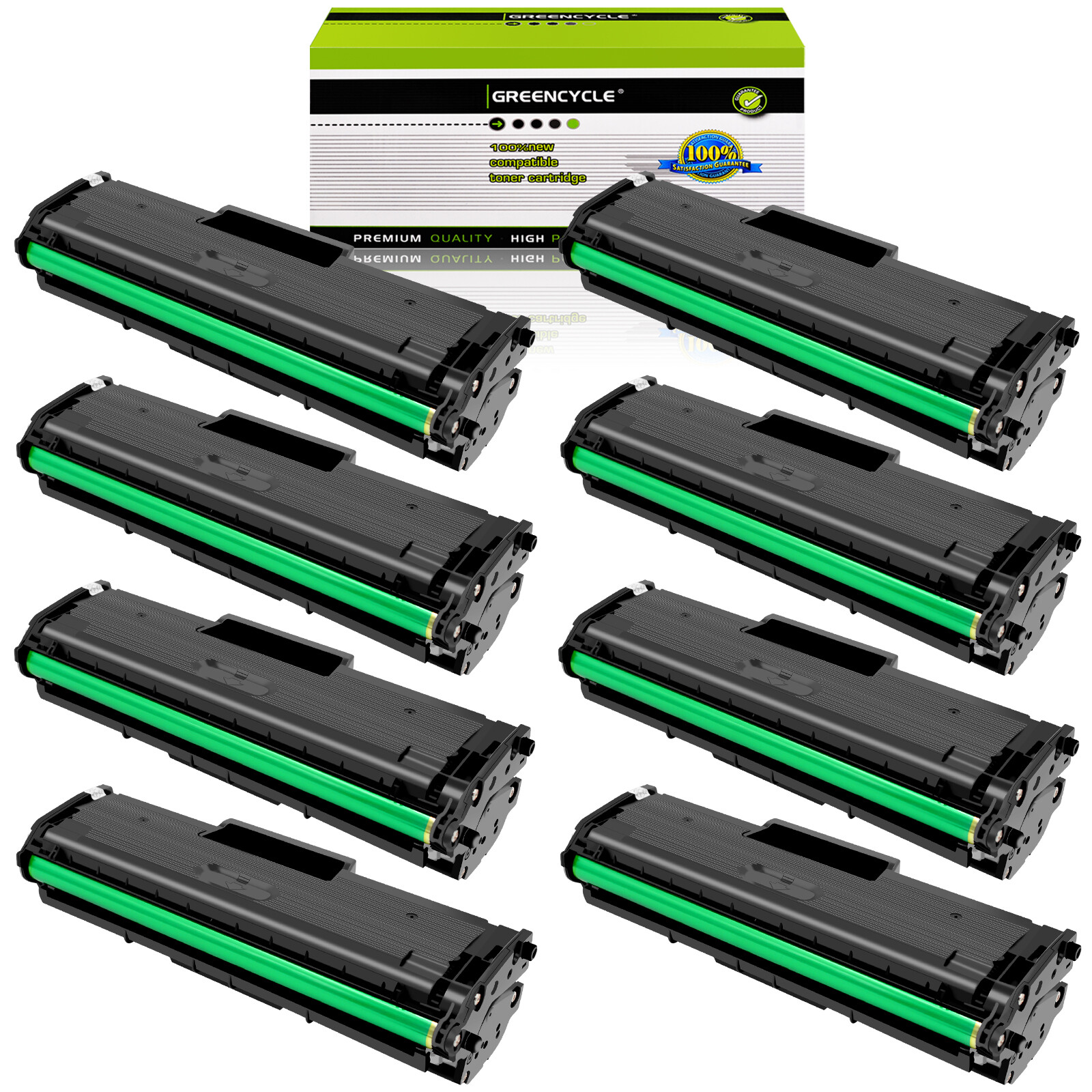 8PK MLT-D111S Toner Cartridge Fits for Samsung Xpress M2020 M2024 M2070 M2071W