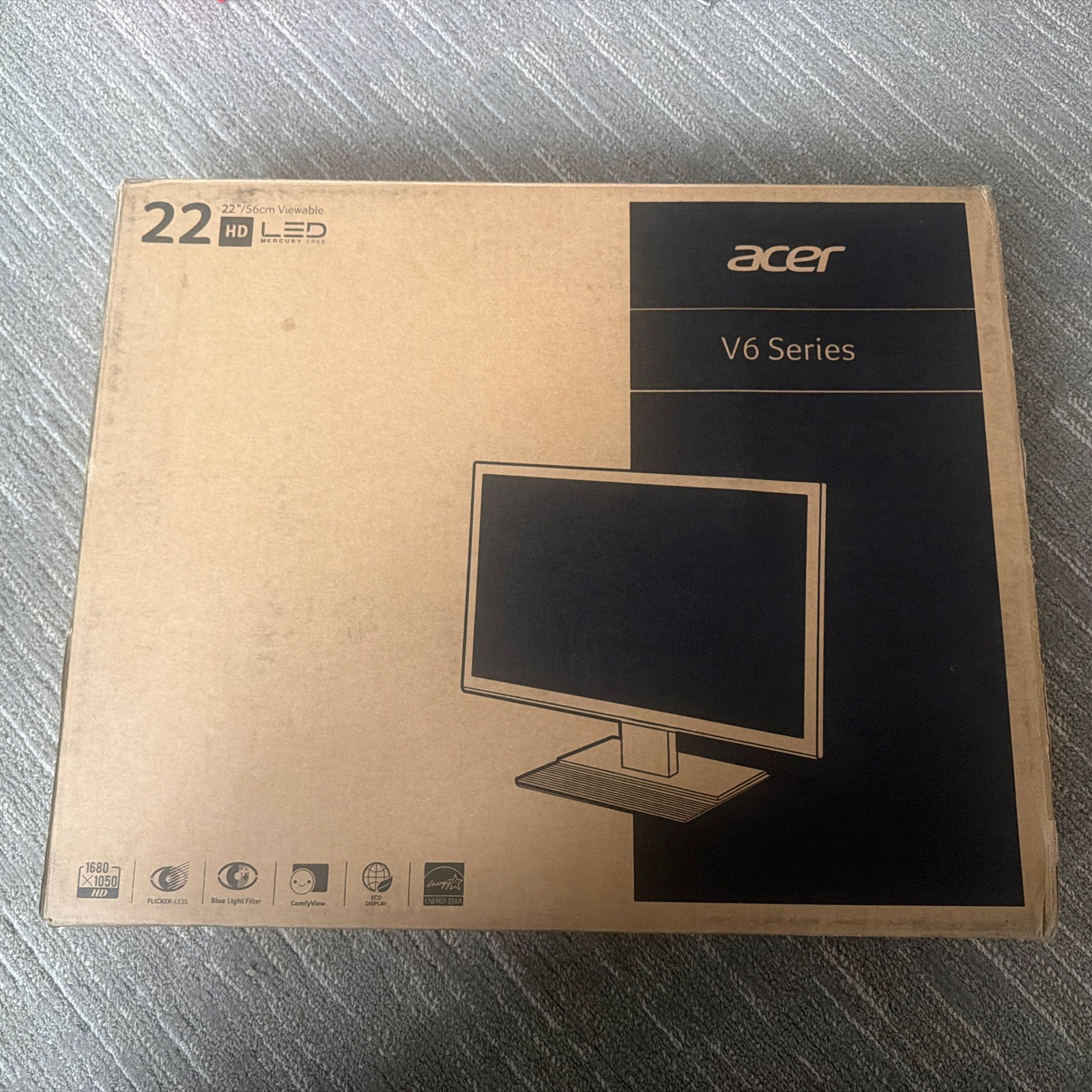 Acer V6 Series V226HQL 22"  Black LED Monitor 