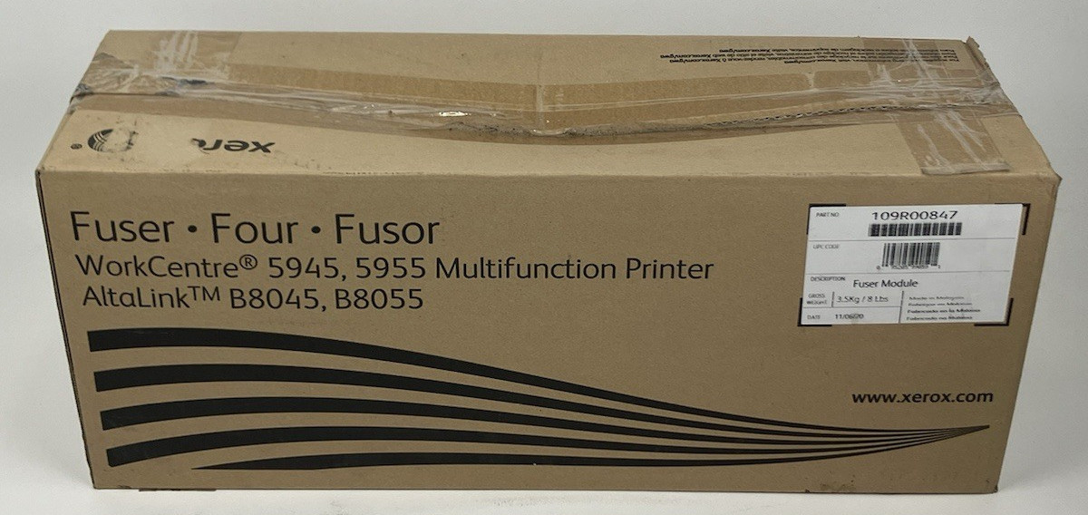 Xerox 109R00847 Fuser Module Genuine WorkCentre 5945 5955 AltaLink B8055