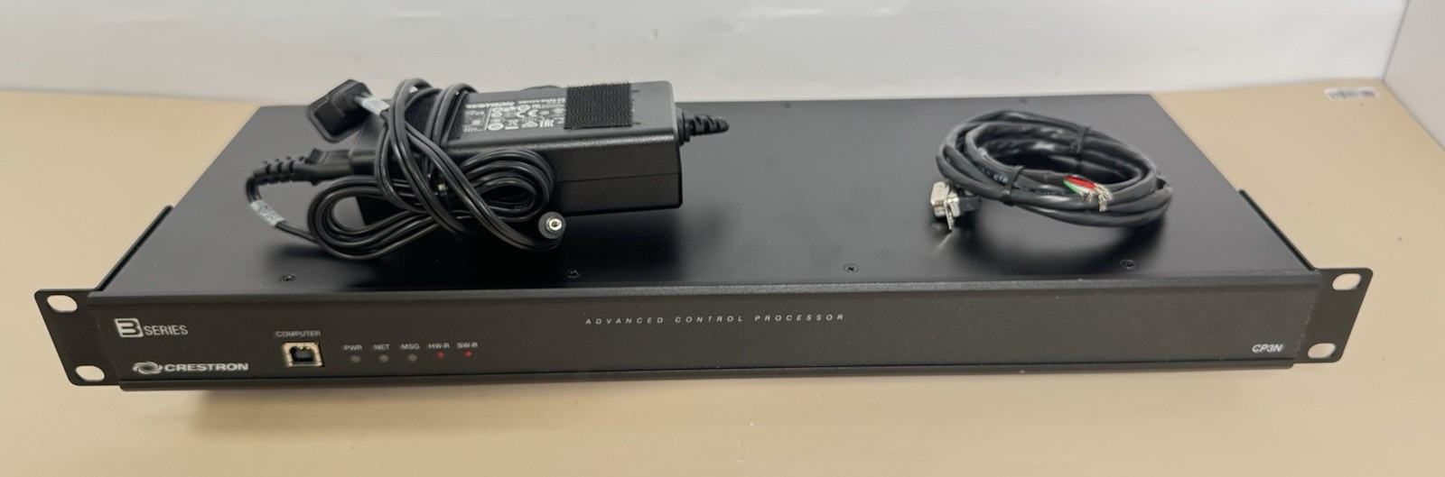 Crestron CP3N 3-Series Control Processor w/ OEM Power Supply & COM Cable