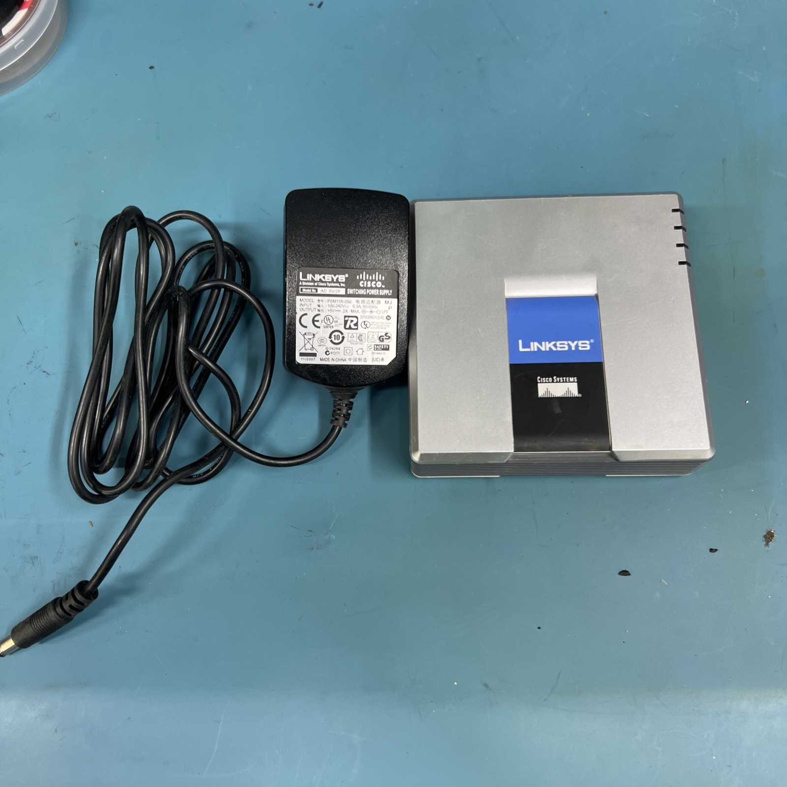 LINKSYS SPA3102 VOICE GATEWAY VOIP ADAPTER WITH BUILT-IN ROUTER W ADAPTER CABLE