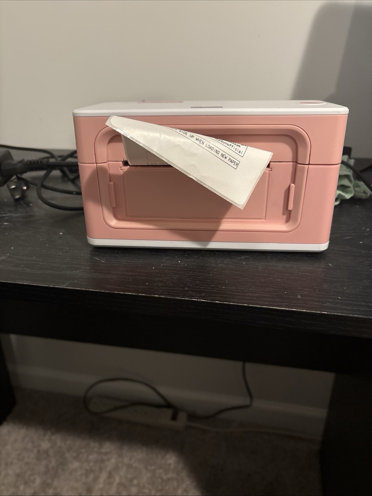 MUNBYN ITPP941 Pink Thermal Label Printer 4x6 + Shipping Label Paper (400 Pack)