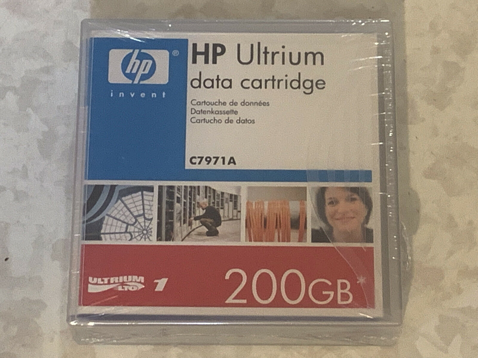 NEW HP C7971A Ultrium 200GB LTO-1 RW Tape Data Cartridge Storage C7971-60000