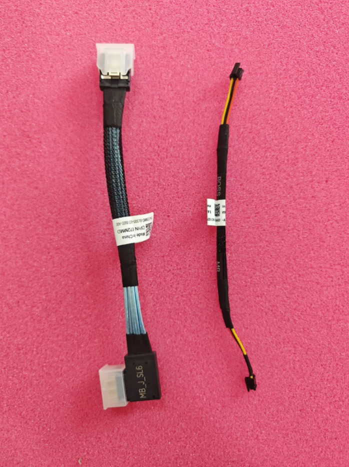 2 pcs   DELL genuine R650 S2 BOSS card cables 72MMD W9YF1 0W9YF1 072MMD-/