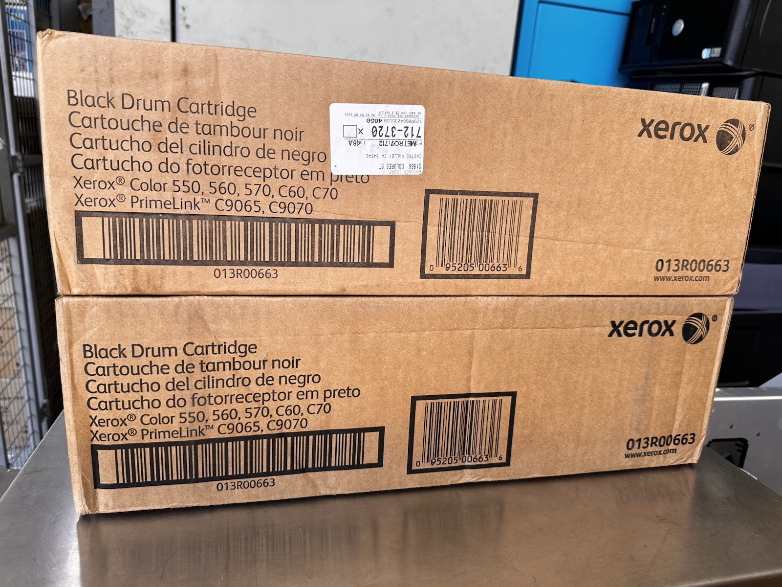 LOT of 2 NEW XEROX 013R00663 13R663 BLACK DRUMS FOR 550 560 C60 C70