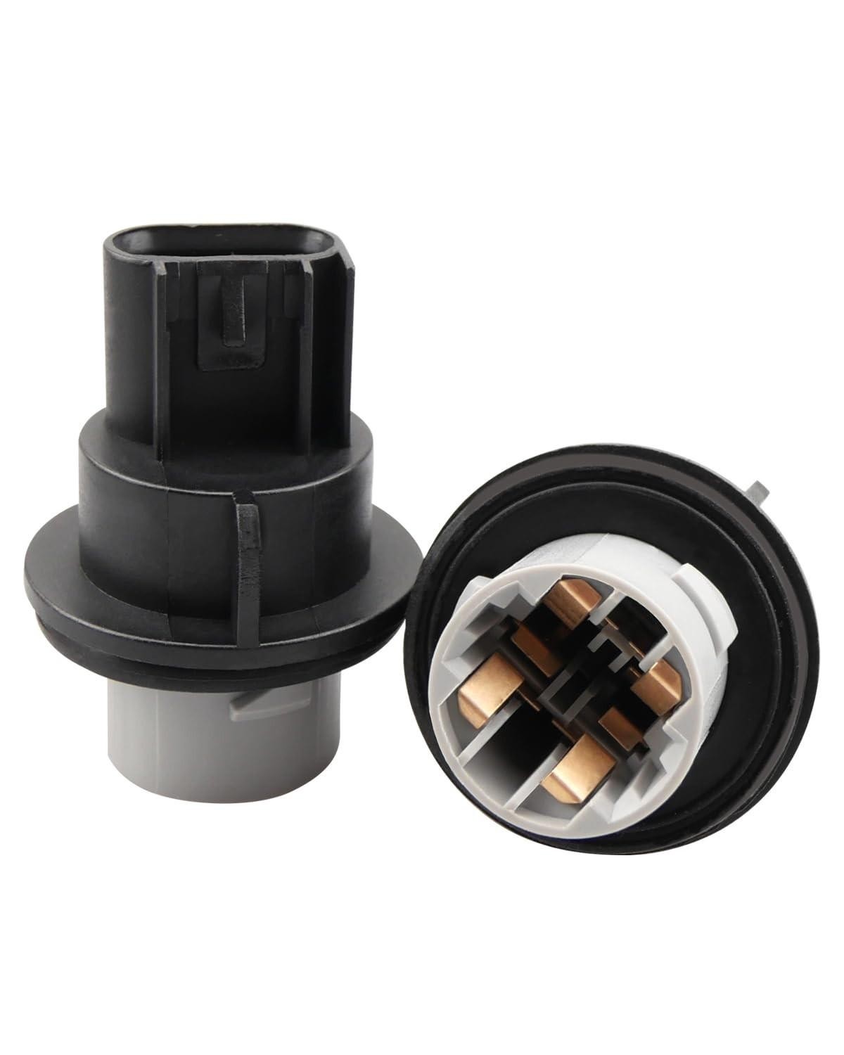 3-pin Turn Signal Bulb Socket Connector 2pcs for Dodge Ram 1500-3500 Oem Sealing