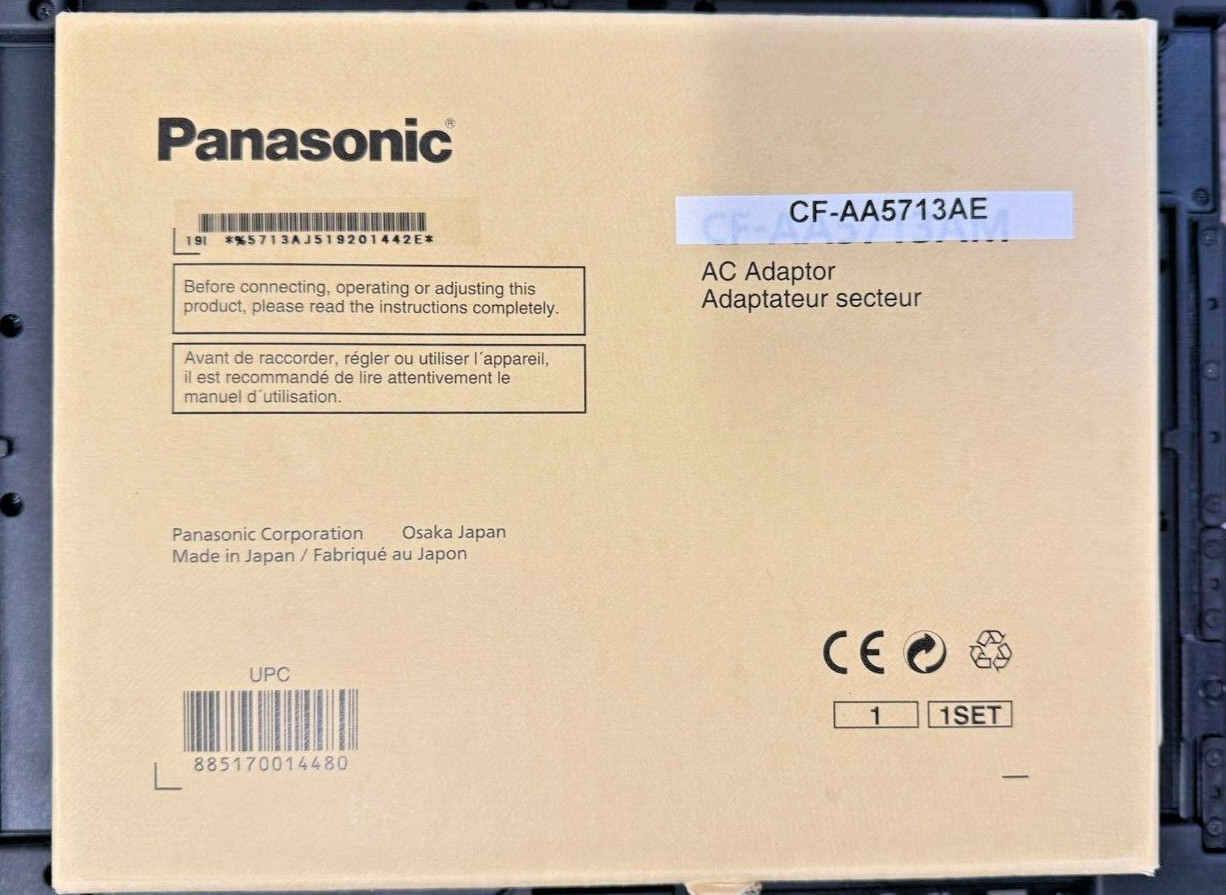 Panasonic Toughbook CF-AA5713A J4 Power Supply 15.6V 7.05A for CF-19 CF-54 CF-53