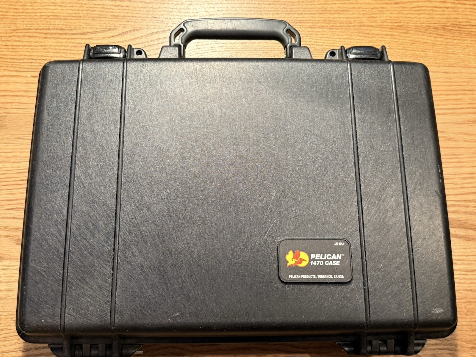 Pelican 1470 Hard Case for Laptop & Small Equipment w/ Strap 17"x 12"x 4" No Key
