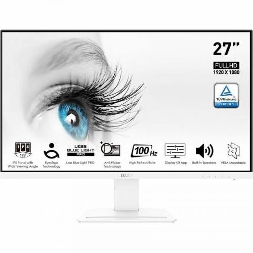 Open Box: MSI Pro MP273AW, 27  Monitor, 1920 x 1080 (FHD), IPS, 100Hz, TUV Certi