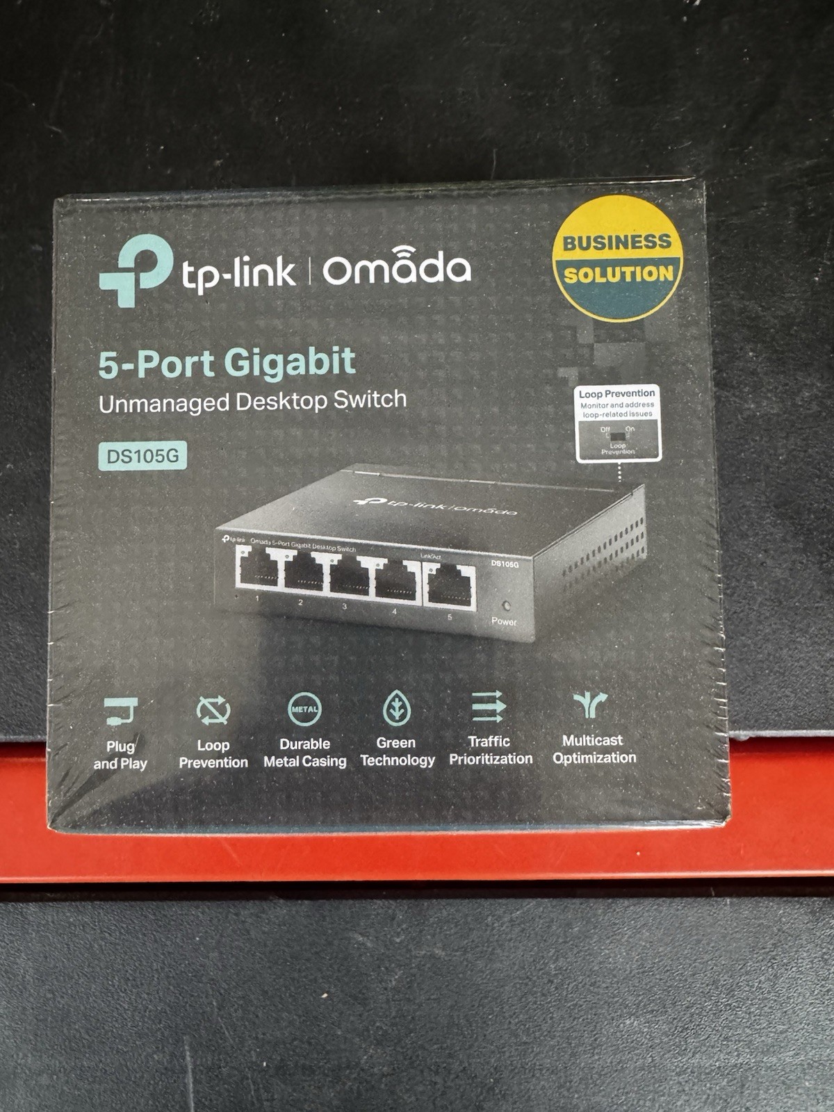 TP-LINK Omada DS105G 5-Port Gigabit Unmanaged Desktop Ethernet Switch