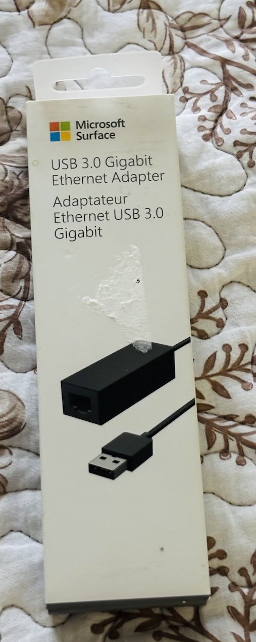 NEW - Microsoft Surface USB 3.0 Gigabit Ethernet Network Adapter 1821 EJS-00002