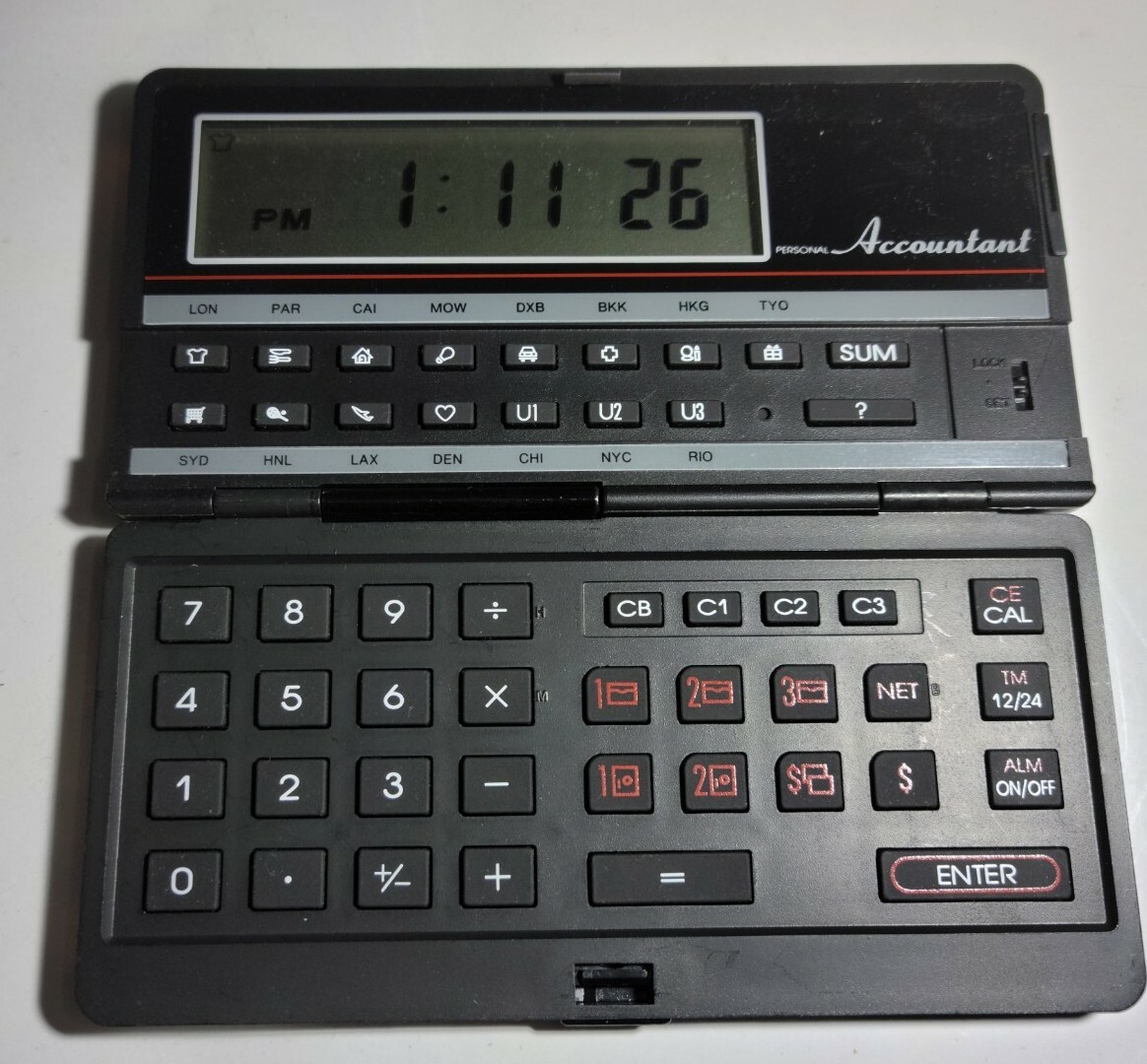 Personal Accountant Vintage PA-8 Digital Calculator USWest Cellular 