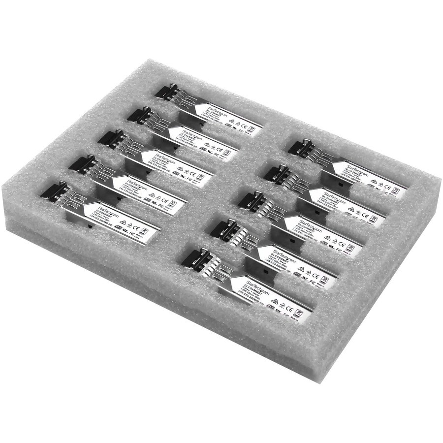 StarTech Cisco GLC-SX-MM Compatible SFP Module 10 Pack - 1000BASE-SX - 1GbE